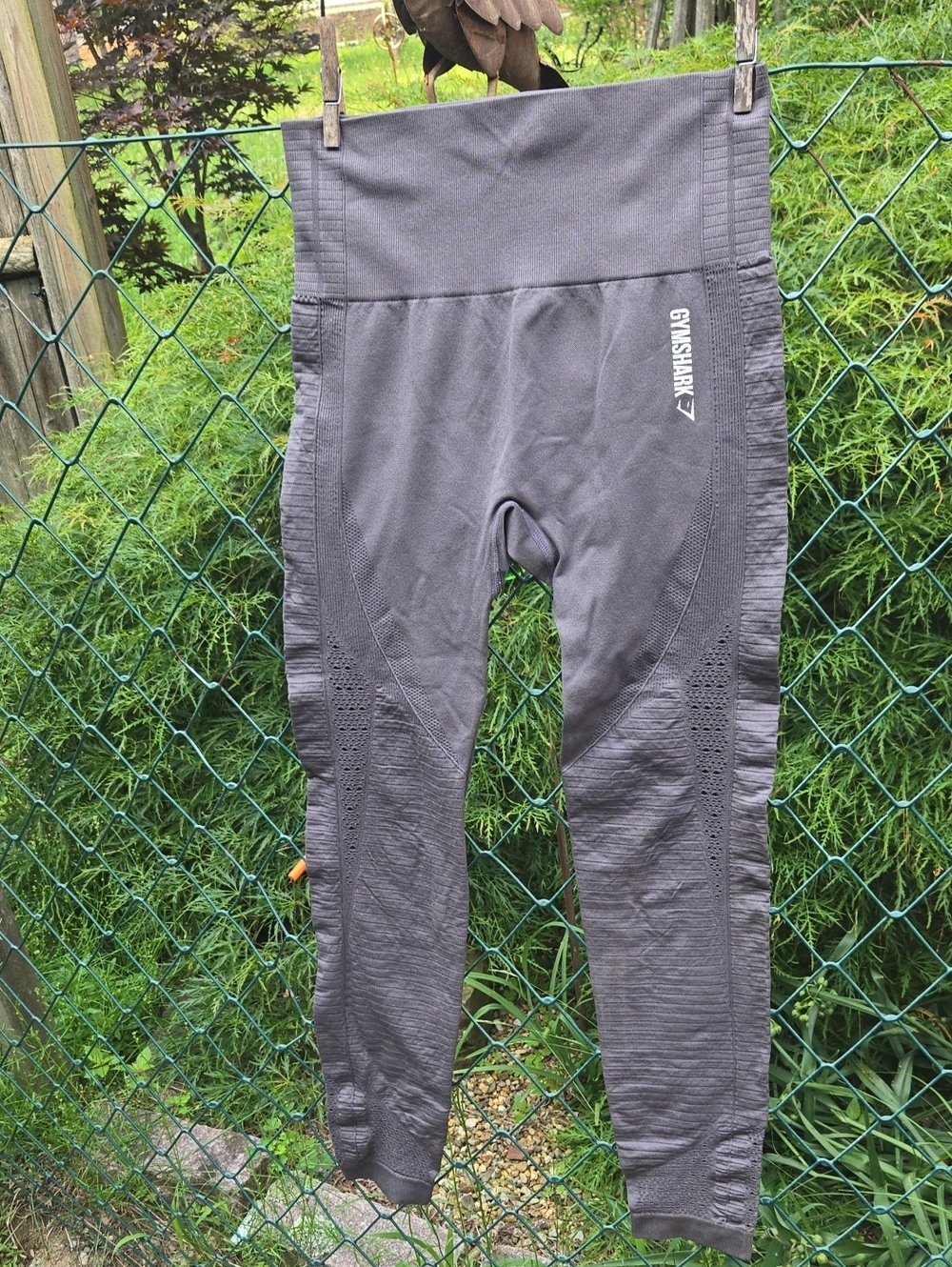 Gymshark Kids Gray Seamless High-Rise Leggings